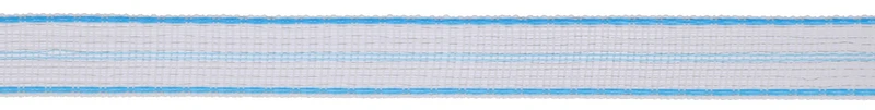 PlatinumLine Weidezaunband weiß/blau – 200 m, 20 oder 40 mm Breite