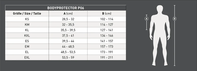 Rückenprotektor Swing P06 flexible - für Kinder
