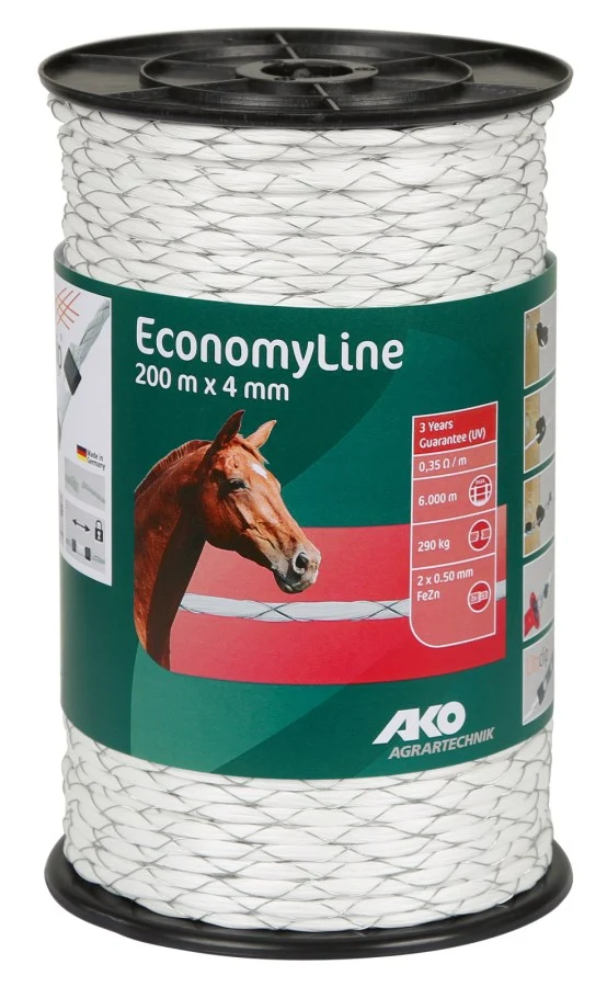 Weidezaunseil EconomyLine 200m, 4mm