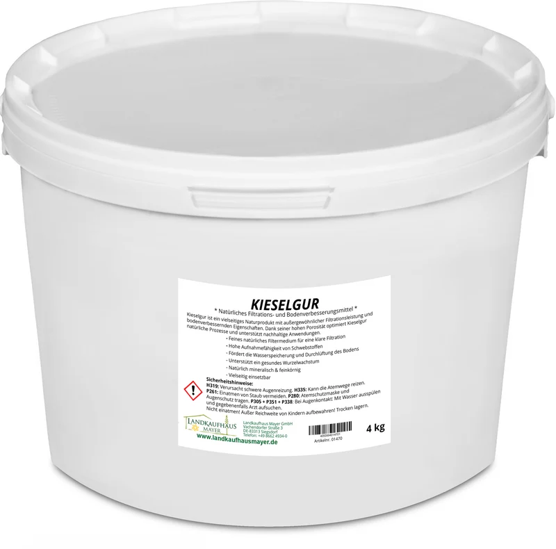 Kieselgur - Natürliches Filtrations- und Bodenverbesserungsmittel