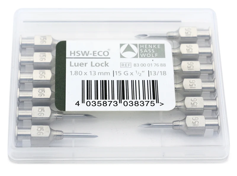 Kanülen Luer-Lock 1,8 x 13mm | Blister - 12 Stück