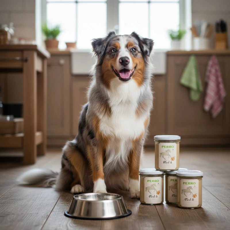 Perro Genießer Glas Pferd & Kürbis – Saftiges Nassfutter für anspruchsvolle Hunde | 100% Getreidefrei, Glutenfrei, Schonend im Glas & Unwiderstehlich Lecker