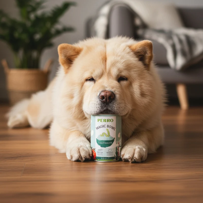 Perro Magic Bowl Tagtraum – Getreidefrei, sanft verdaulich & reich an natürlichen Nährstoffen | Insekten, Amaranth & Apfel | Nassfutter für erwachsene Hunde