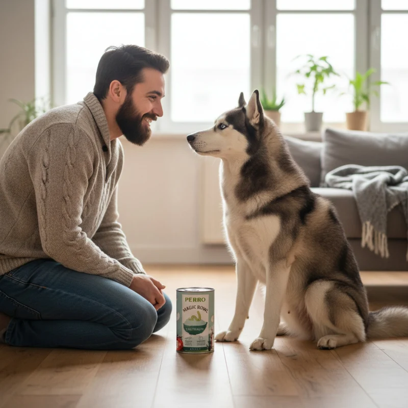Perro Magic Bowl Tagtraum – Getreidefrei, sanft verdaulich & reich an natürlichen Nährstoffen | Insekten, Amaranth & Apfel | Nassfutter für erwachsene Hunde