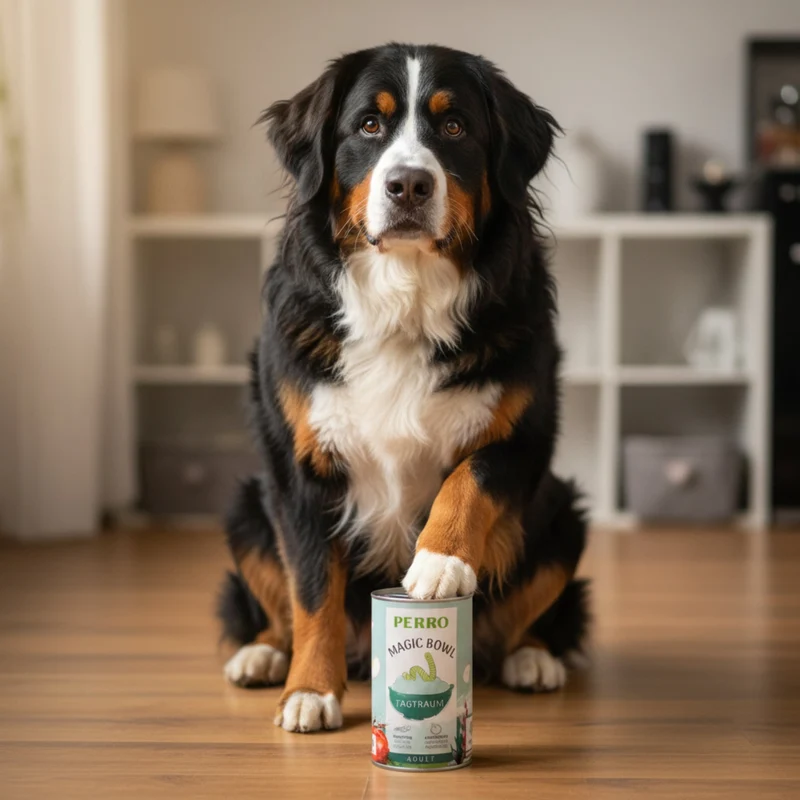 Perro Magic Bowl Tagtraum – Getreidefrei, sanft verdaulich & reich an natürlichen Nährstoffen | Insekten, Amaranth & Apfel | Nassfutter für erwachsene Hunde
