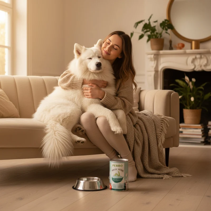 Perro Magic Bowl Tagtraum – Getreidefrei, sanft verdaulich & reich an natürlichen Nährstoffen | Insekten, Amaranth & Apfel | Nassfutter für erwachsene Hunde