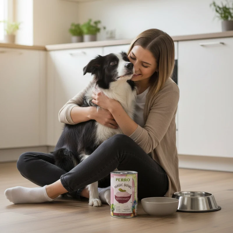 Perro Magic Bowl Nimmersatt – Insekten, Kartoffel & Pastinake | Getreidefrei & Hypoallergen | Premium Nassfutter für ausgewachsene Hunde