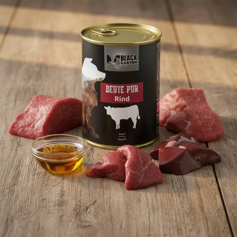Black Canyon Beute Pur Nassfutter Bundle – Getreidefreies Premium-Hundefutter mit hohem Fleischanteil für natürliche Ernährung