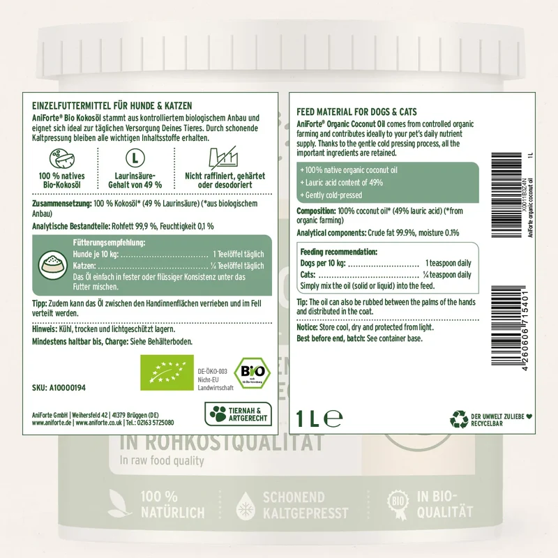 Aniforte® Bio Kokosöl