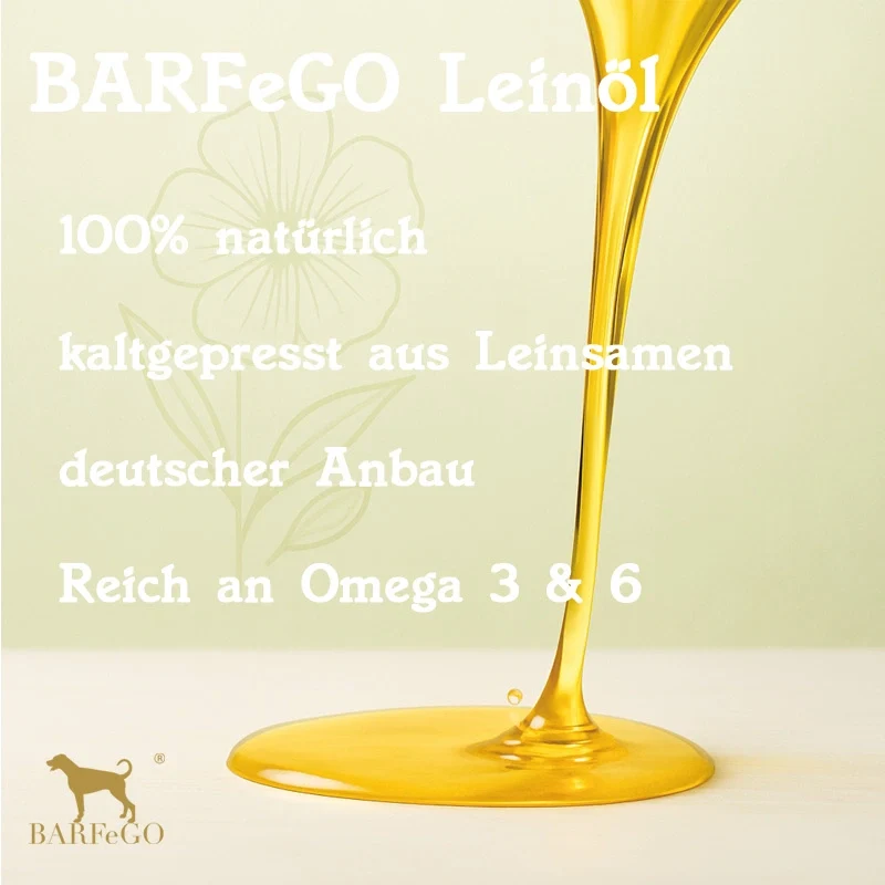 Leinöl für Hunde, kaltgepresst