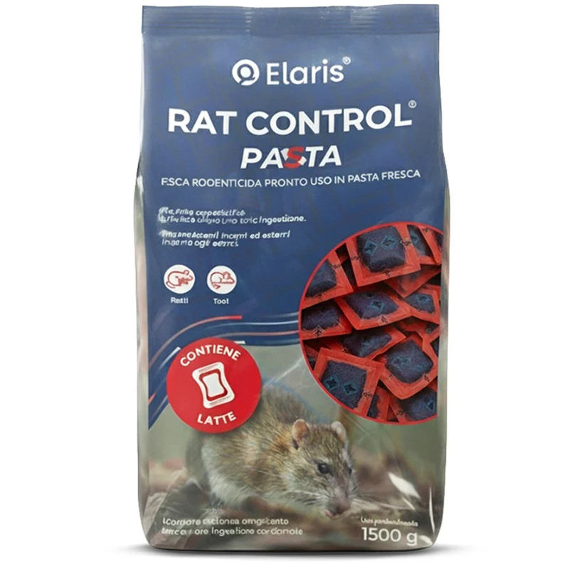 ORMA Rat Control Pasta – Esca rodenticida in pasta 1,5kg