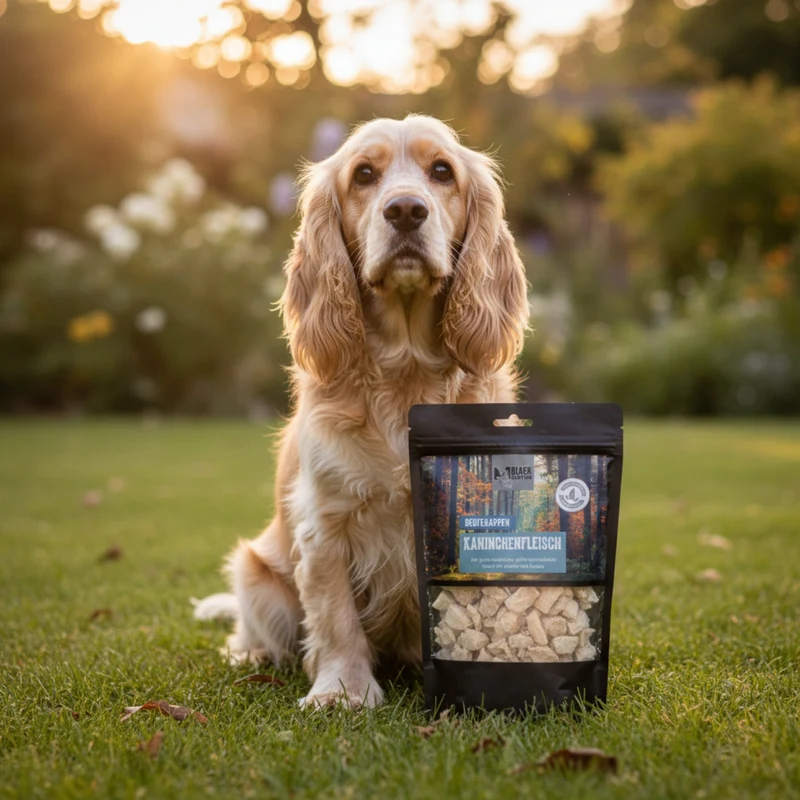 Black Canyon Beutehappen Kaninchenfleisch – Premium Snack für Hunde & Katzen, Natürlich & Proteinreich für Training & Belohnung