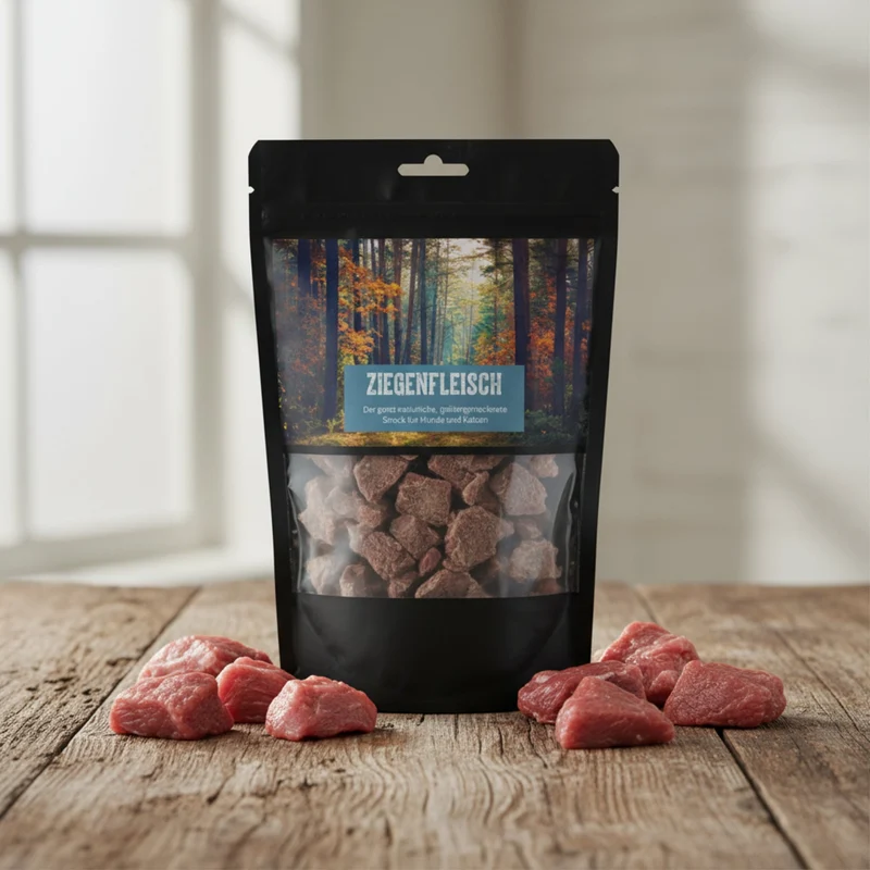 Black Canyon Beutehappen Ziegenfleisch – Premium Trainingssnack für Hunde & Katzen | Proteinreich & Ideal für Sensible Mägen