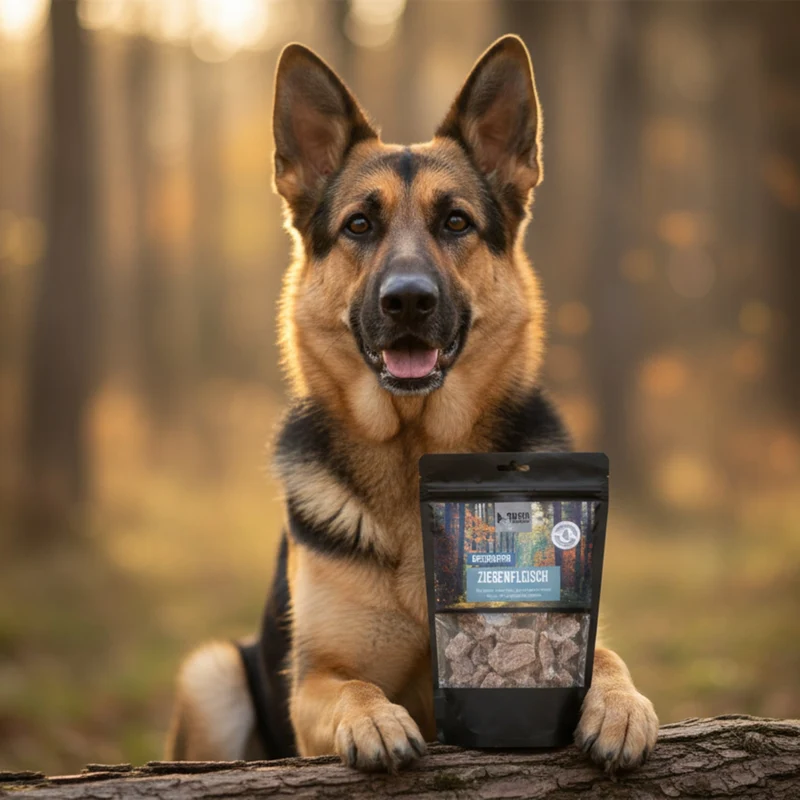 Black Canyon Beutehappen Ziegenfleisch – Premium Trainingssnack für Hunde & Katzen | Proteinreich & Ideal für Sensible Mägen