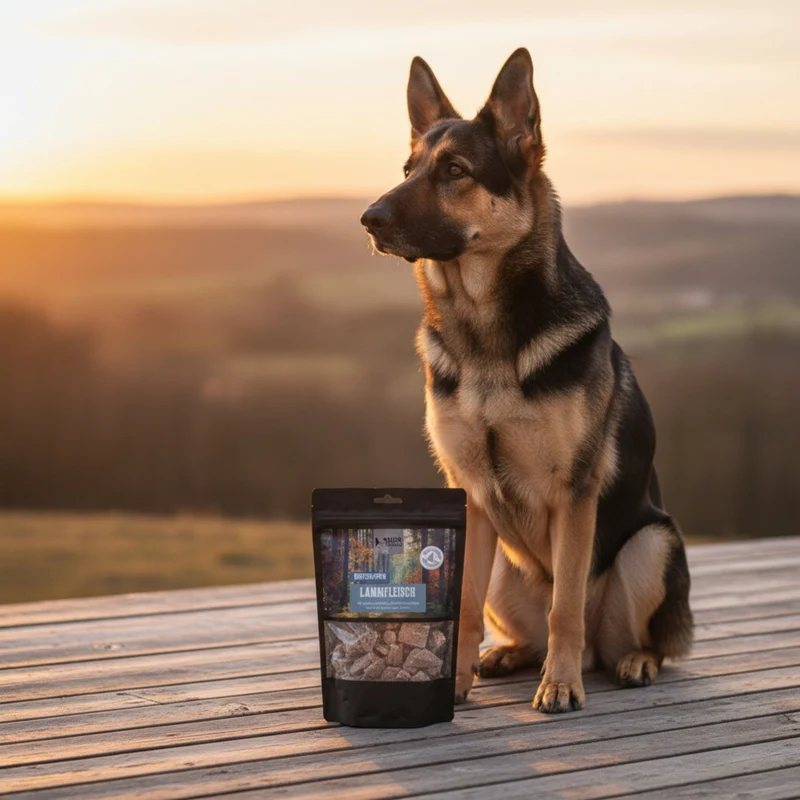 Black Canyon Beutehappen Lammfleisch – Natürliche Belohnung für Training & Zwischendurch | Weiche Fleischsnacks für Hunde & Katzen