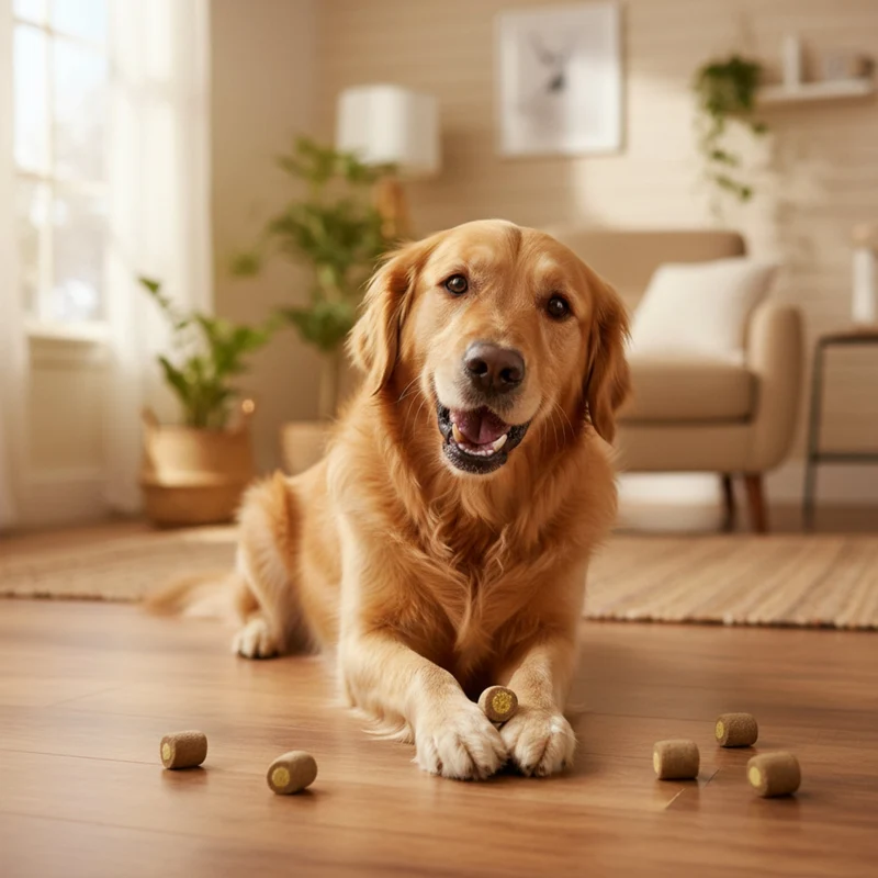 Perro Lammrollies – Fettarme Hundesnacks aus Lamm | Krümelfrei & Natürliche Zahnpflege für Hunde