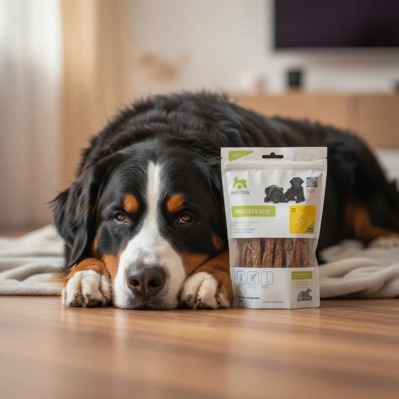 Maelson Treatees Stix Ente – Natürliche Kaustreifen für gesunde Zähne & glückliche Hunde