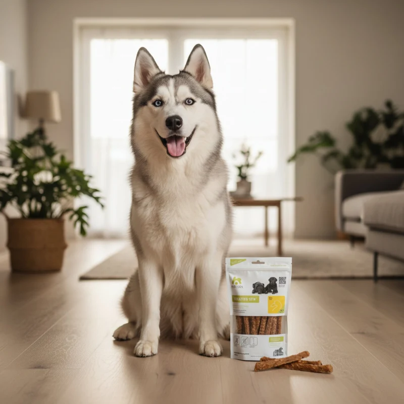 Maelson Treatees Stix Ente – Natürliche Kaustreifen für gesunde Zähne & glückliche Hunde