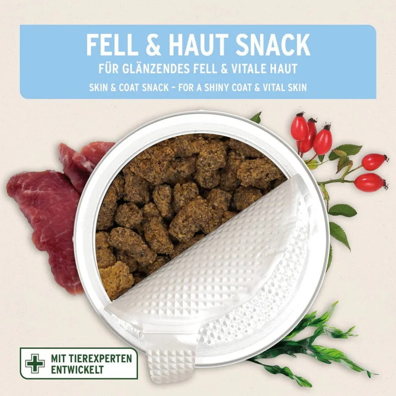 AniForte Fell & Haut Snack für Hunde – Natürliche Unterstützung bei Juckreiz & Hautproblemen für gesundes, glänzendes Fell