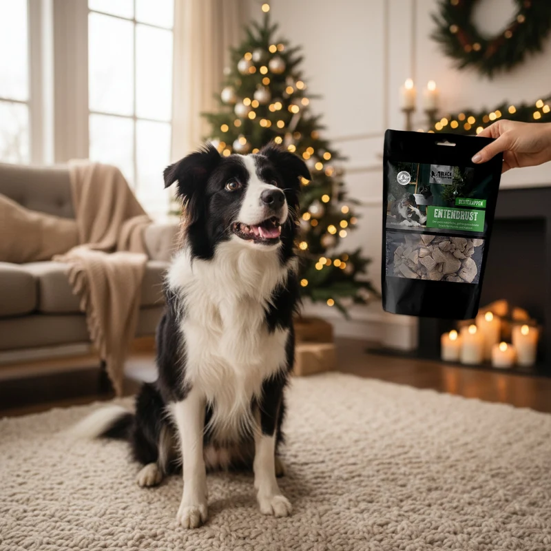 Black Canyon Beutehappen Xmas Edition Entenbrust – Gefriergetrocknet, 100% Natürlich, Proteinreich für Hunde & Katzen