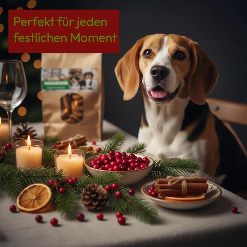Black Canyon Wauhnachtskekse mit Truthahn & Cranberry – Knuspriger Weihnachtssnack für Hunde, zahnfreundlich & festlich lecker