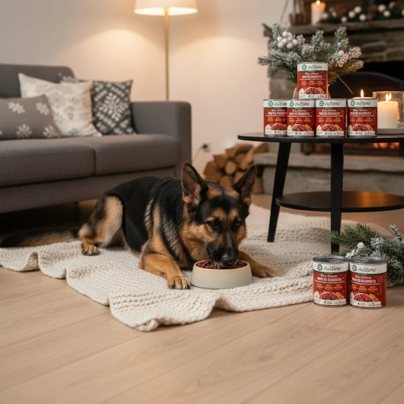 AniForte Pure Nature Winter Reindeer – Premium Hundenassfutter mit Rentier, Kürbis & Preiselbeeren für starke Abwehrkräfte