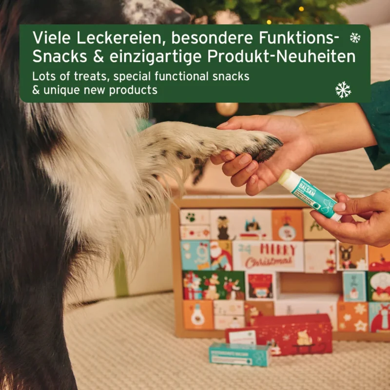 AniForte Premium Adventskalender für Hunde - 24 hochwertige Überraschungen für gesunde Vorfreude