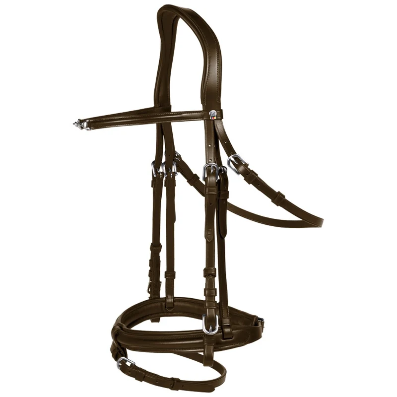Briglia Waldhausen X-Line Charmbit con capezzina anatomica