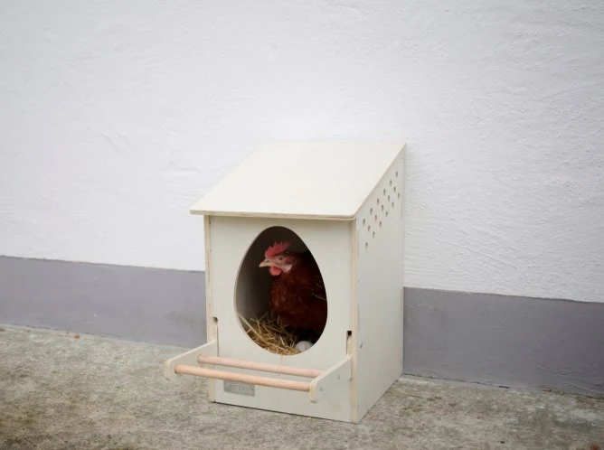 Hühner Legenest aus Holz