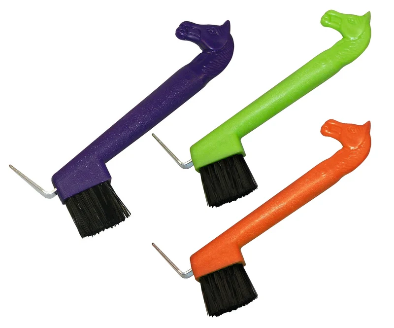 Hufkratzer mit Pferdekopf versch. Farben