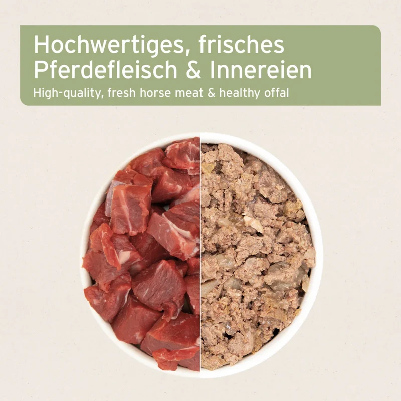 AniForte Pure Nature Pferd Pur – Premium Hunde Nassfutter, getreidefrei & naturbelassen