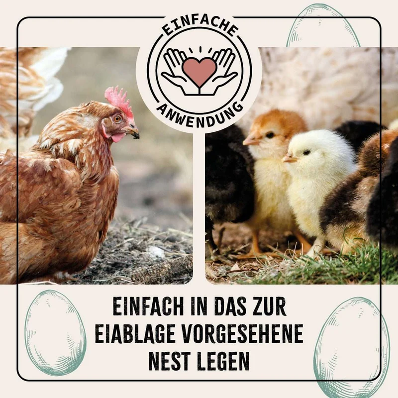 FarmLife Ton-Eier 6er Pack