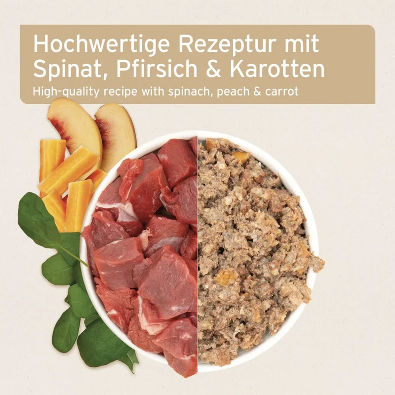 AniForte Pure Nature Wild Buffalo Nassfutter – 100% Büffelfleisch, Natürlich & Glutenfrei für Hunde mit Futtermittelallergien und Sensibilitäten