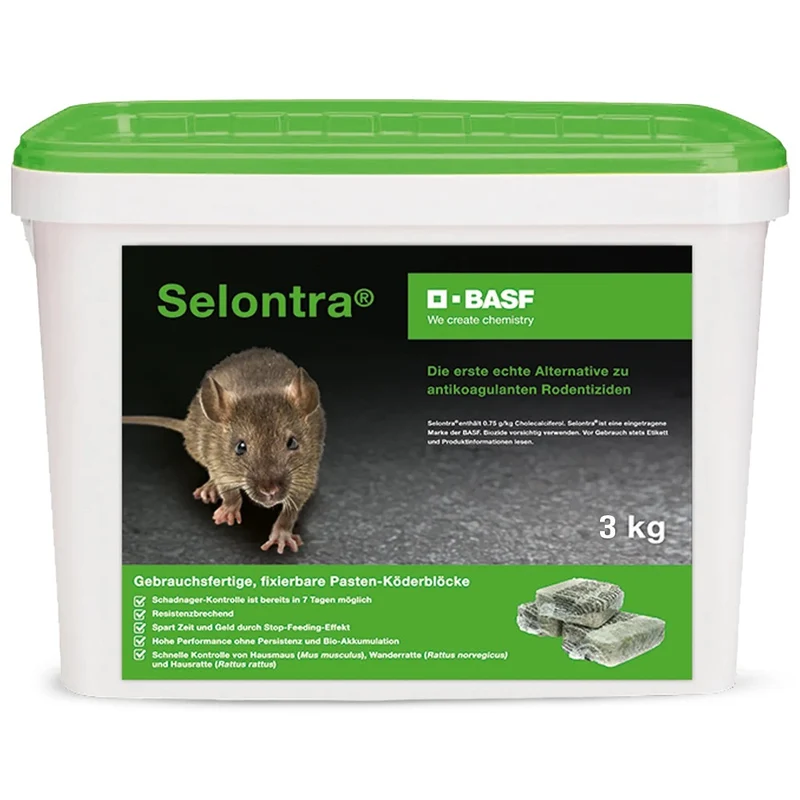 Selontra Rodenticida Blocchi Esca 3kg