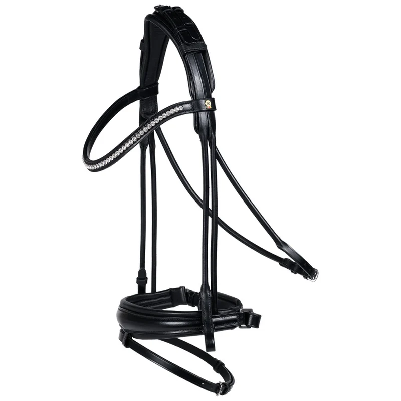 Briglia Waldhausen S-Line Grace con frontalino cristalli eleganti