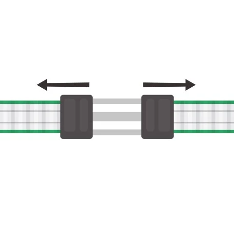 Litzclip® Bandverbinder Edelstahl 5 Stück