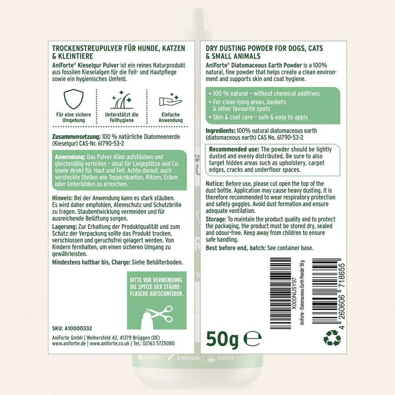 Kieselgur Pulver - ehemals Milben-STOP Puder