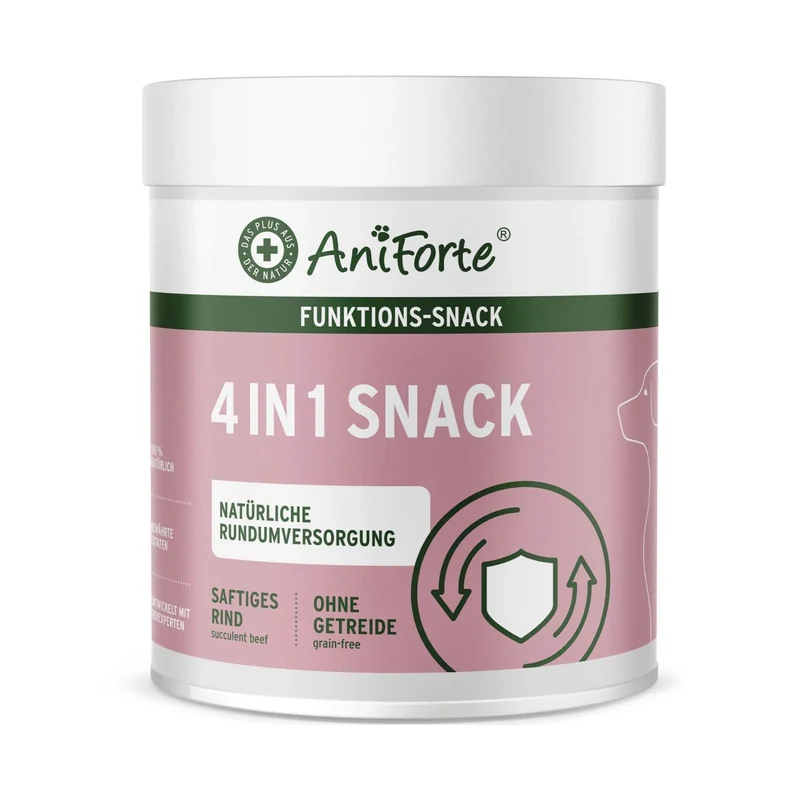 AniForte 4in1-Snack mit Rinderpansen – Natürliche Unterstützung für Haut, Fell, Gelenke & Immunsystem
