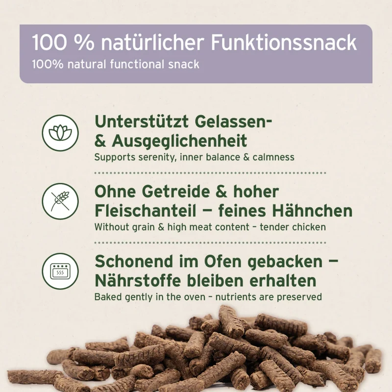 AniForte Relax-Snack für Hunde – Natürliche Beruhigung mit Hähnchen & Kräutern