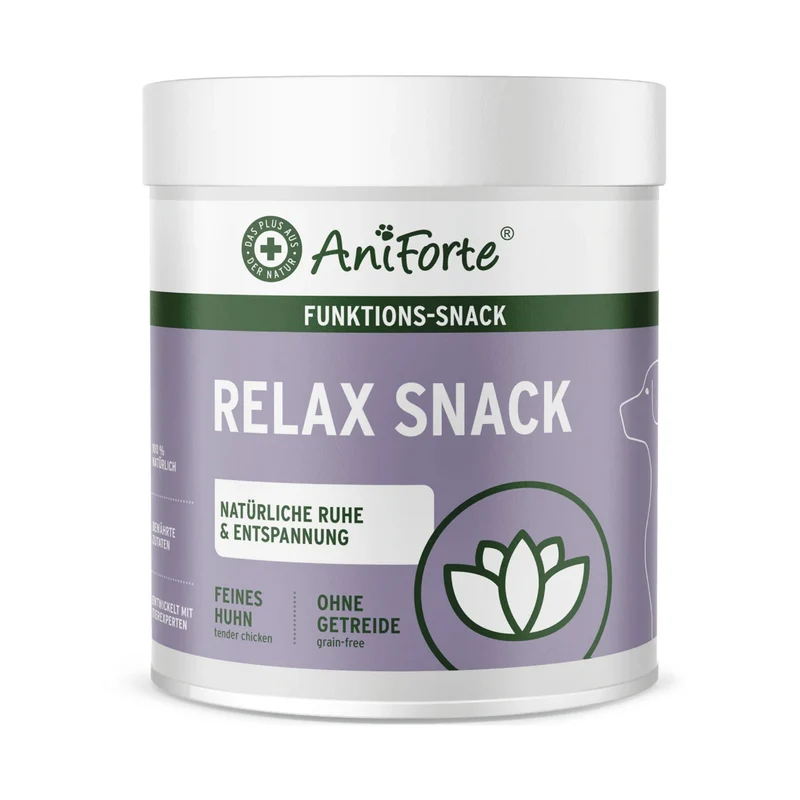 AniForte Relax-Snack für Hunde – Natürliche Beruhigung mit Hähnchen & Kräutern