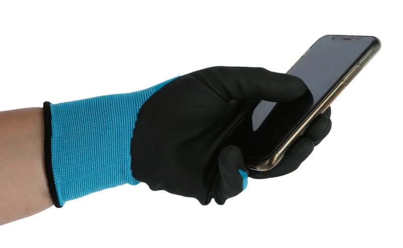 Touchscreen Handschuh EasyTouch hellblau