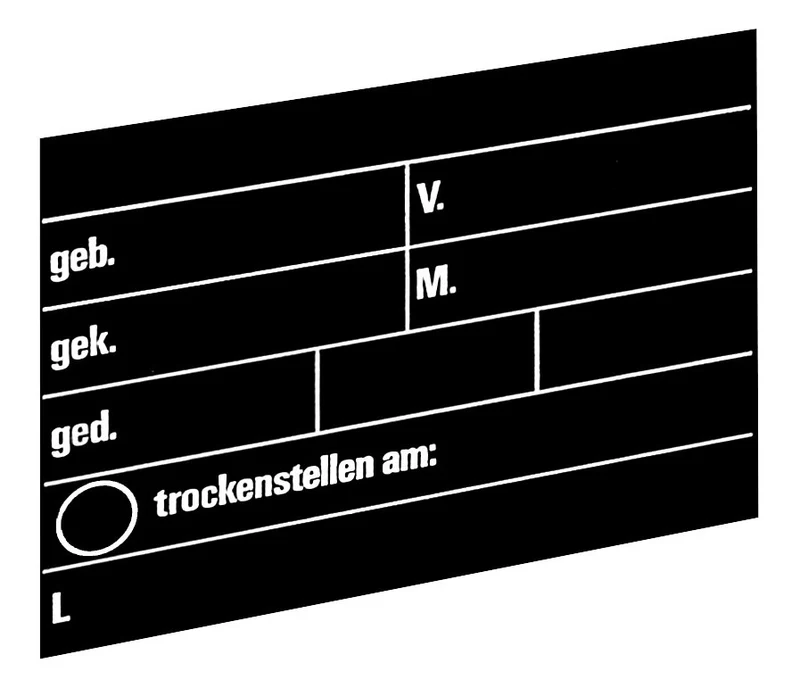 Stalltafel für Rinder versch. Größen