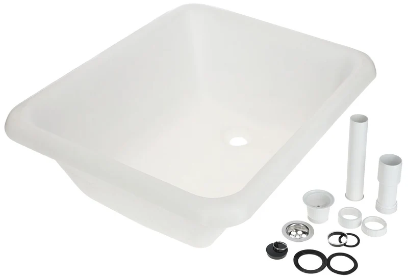 Spülwanne 65l mit/ohne Wandkonsole