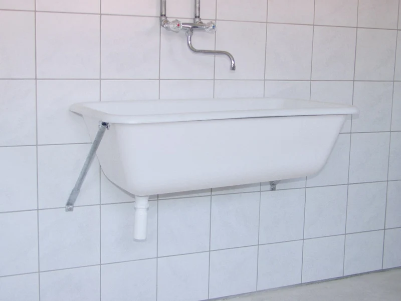 Spülwanne 65l mit/ohne Wandkonsole