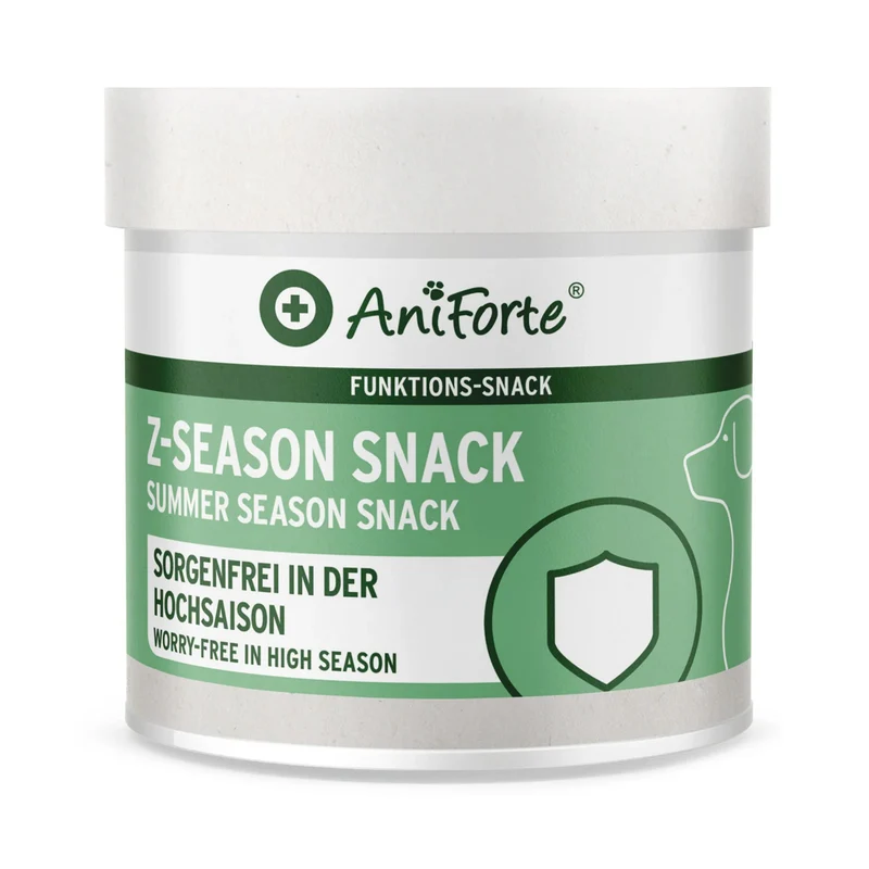 AniForte Z-Season Snack – Natürlicher Zeckenschutz für Hunde, getreidefrei & ohne künstliche Zusätze
