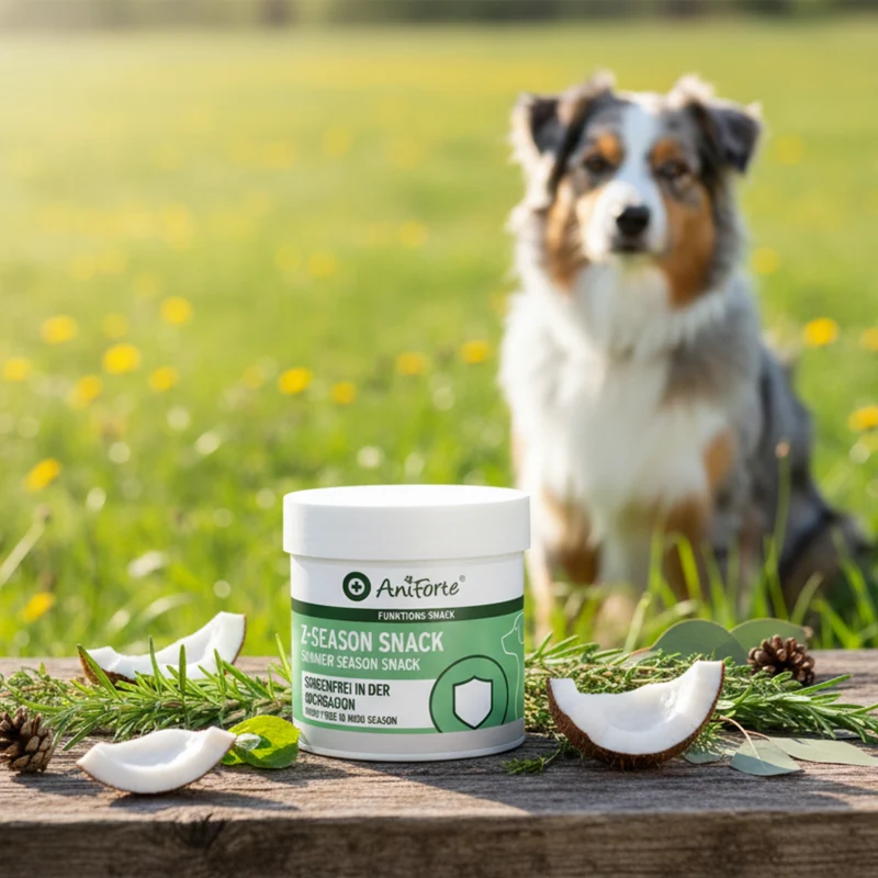 AniForte Z-Season Snack – Natürlicher Zeckenschutz für Hunde, getreidefrei & ohne künstliche Zusätze