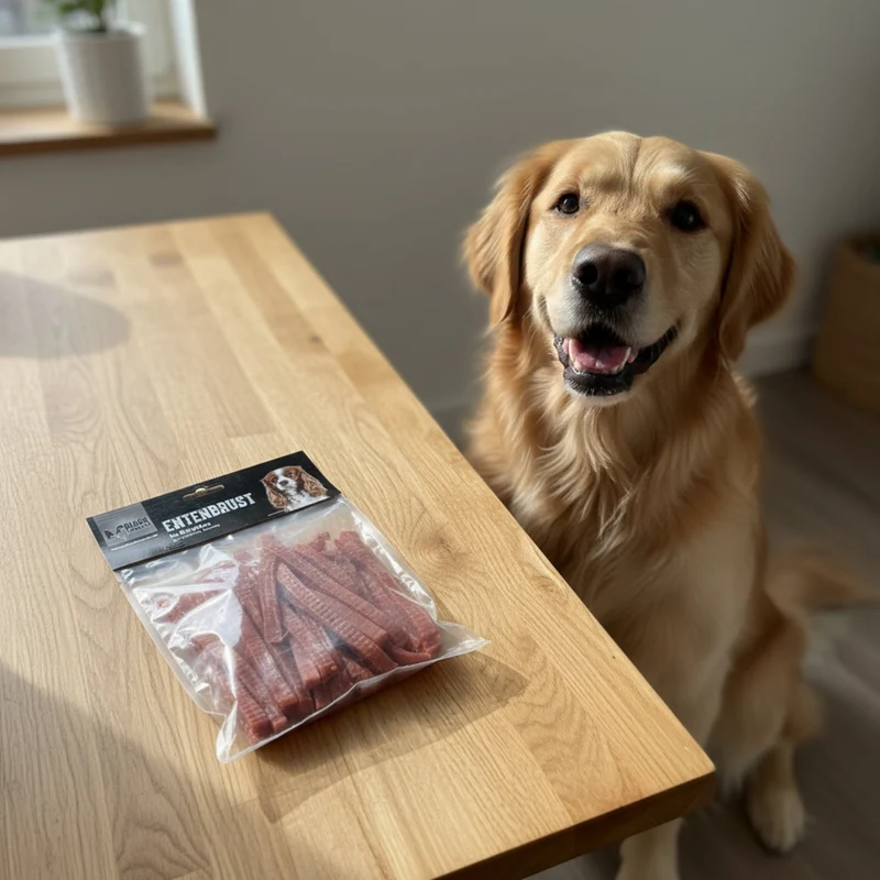 Black Canyon Entenbrust in Streifen – Premium Kausnack für Hunde, 100% getreidefrei, fettarm & proteinreich, schonend luftgetrocknet, ideal für sensible Hunde & Allergiker