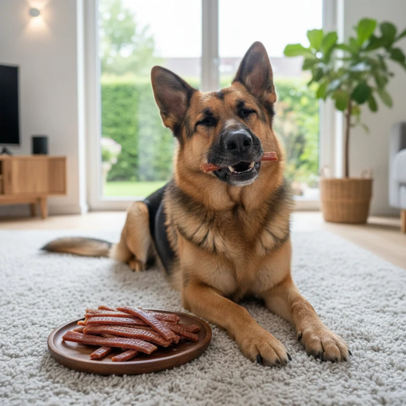 Black Canyon Entenbrust in Streifen – Premium Kausnack für Hunde, 100% getreidefrei, fettarm & proteinreich, schonend luftgetrocknet, ideal für sensible Hunde & Allergiker