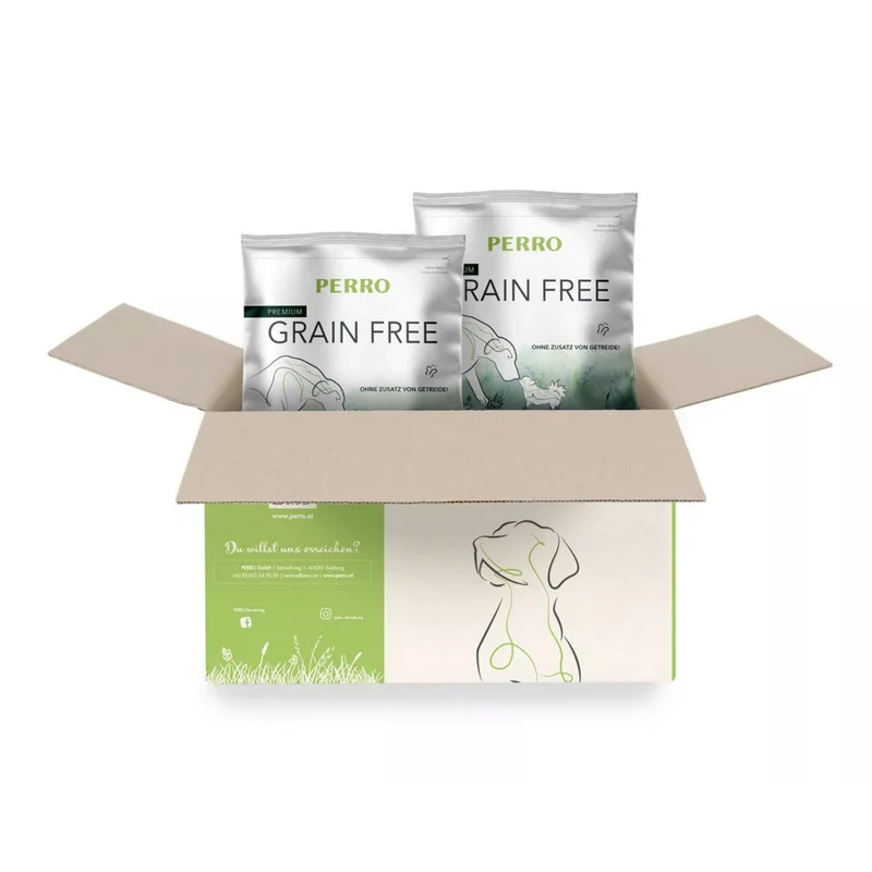 Perro Grain Free Adult Vegi Plus – Vegetarisches Trockenfutter für Hunde mit Unverträglichkeiten & Allergien gegen tierisches Eiweiß