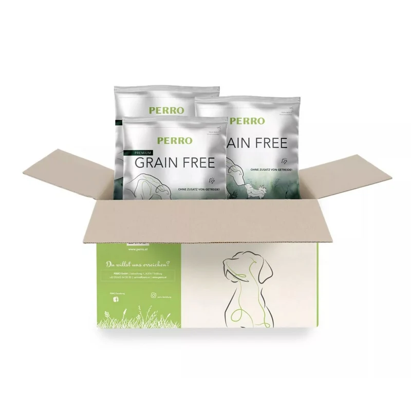 Perro Grain Free Adult Light Ziege Soft – Getreidefreies Diät-Trockenfutter für übergewichtige & ernährungssensible Hunde mit Ziegenfleisch